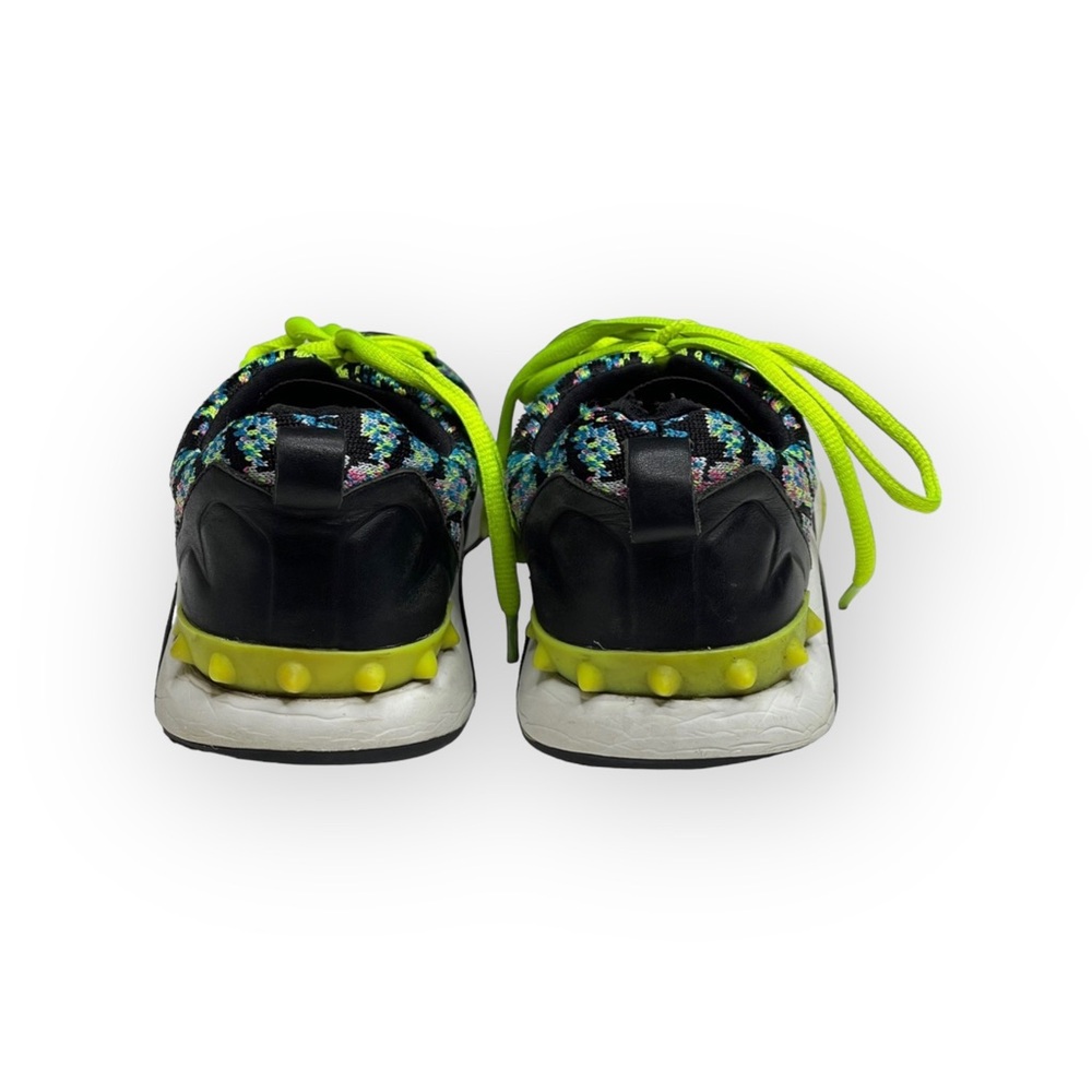 Ash Python Print Knit Trainers Neon Yellow + Mult… - image 4